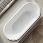 Kaldewei Centro Duo Oval wanna prostokątna 180x80 cm stalowa biały błyszczący