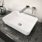 Kaldewei Cayono umywalka nablatowa prostokątna 52x35,5 cm biały błyszczący