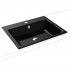 Kaldewei Puro umywalka wpuszczana w blat 60x46 cm czarny błyszczący 900106013701