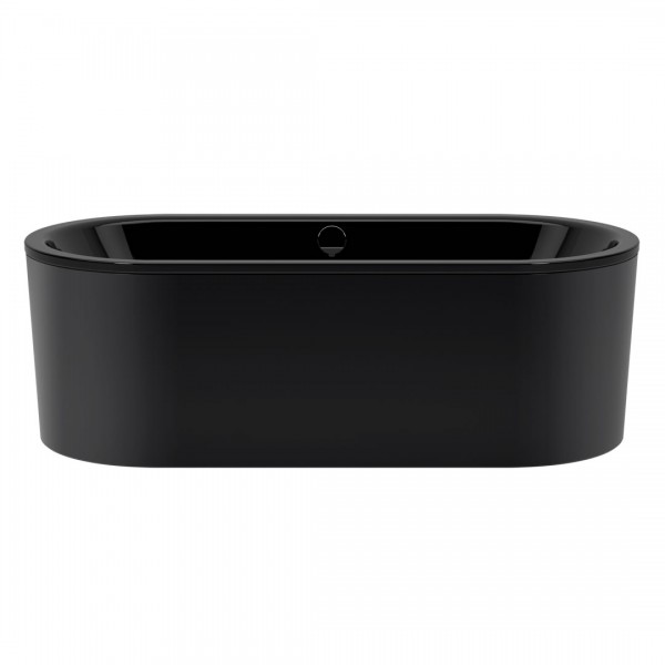 Kaldewei Classic Duo Oval wanna wolnostojąca 170x75 cm stalowa czarny błyszczący