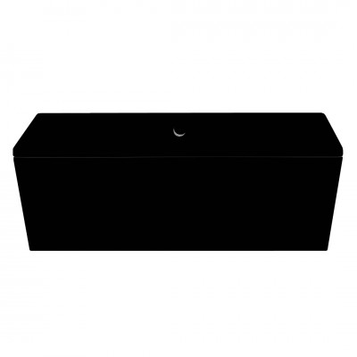 Kaldewei Conoduo wanna wolnostojąca 200x100 cm stalowa czarny błyszczący