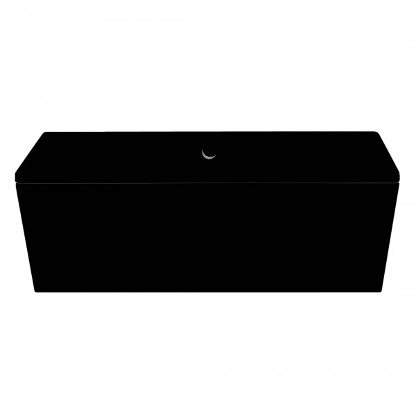 Kaldewei Conoduo wanna wolnostojąca 200x100 cm stalowa czarny błyszczący