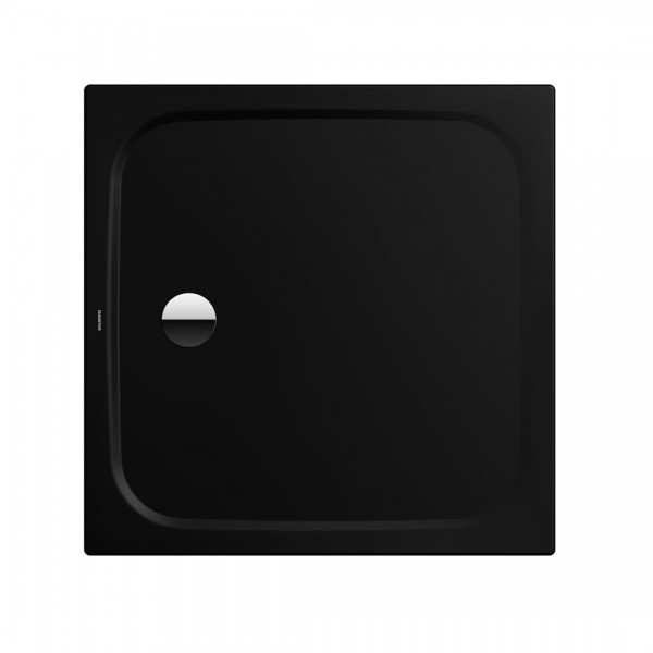 Kaldewei Cayonoplan brodzik kwadratowy 100x100 cm stalowy z nośnikiem styropianowym czarny matowy