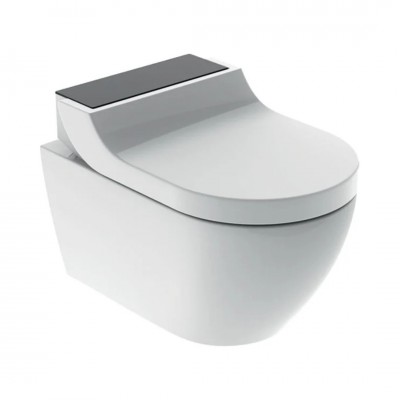 Geberit AquaClean Tuma Comfort urządzenie WC z funkcją higieny intymnej szkło czarne 146292SJ1