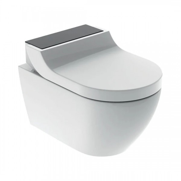 Geberit AquaClean Tuma Comfort urządzenie WC z funkcją higieny intymnej szkło czarne 146292SJ1