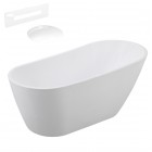 Besco Melody wanna wolnostojąca 150x80 cm z przelewem białym WAS-150-MBI