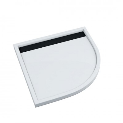 Schedpol Ajax B&W brodzik półokrągły 90x90 cm 3.4227-M/C/G