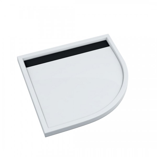 Schedpol Ajax B&W brodzik półokrągły 90x90 cm 3.4227-M/C/G