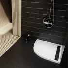 Schedpol Ajax B&W brodzik półokrągły 90x90 cm 3.4227-M/C/G