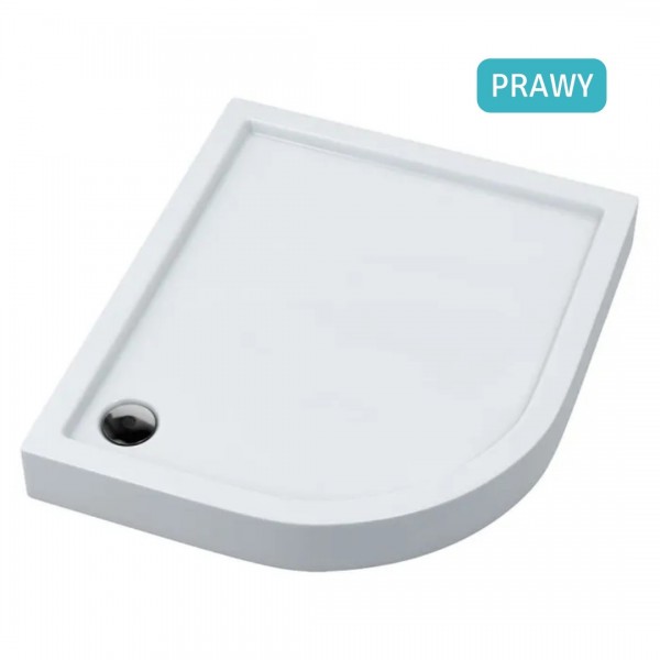 Schedpol Competia brodzik asymetryczny 100x80 cm prawy 30172