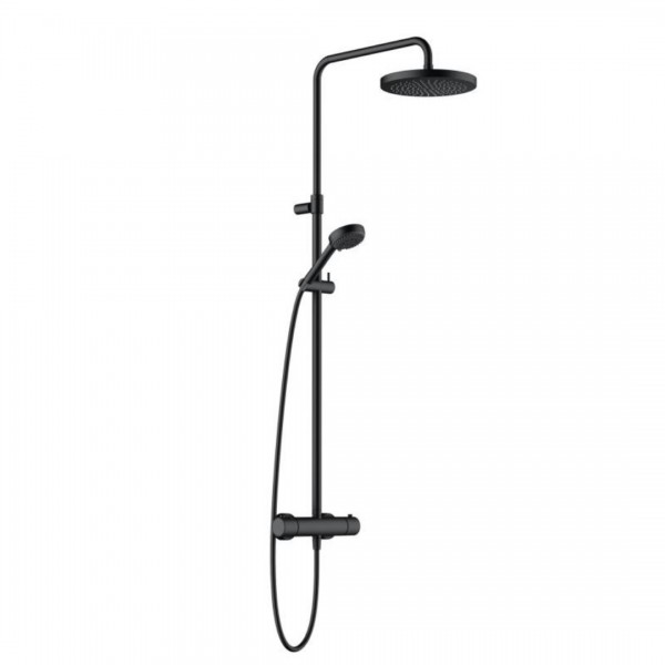 Kludi Dual Shower System zestaw natryskowy czarny mat 680823900