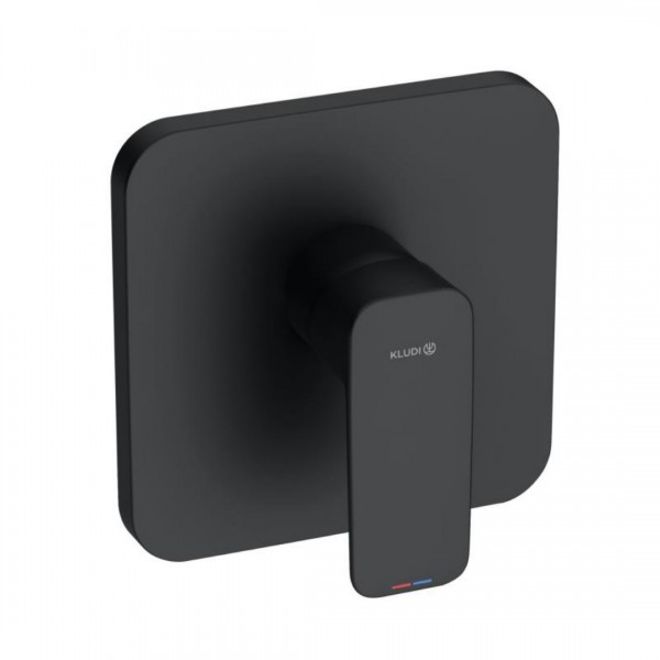 Kludi Pure&Style bateria prysznicowa podtynkowa czarny mat 406553975