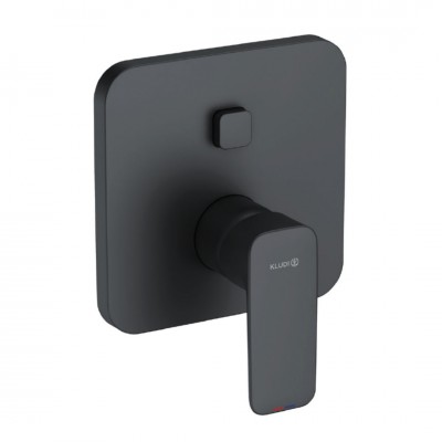 Kludi Pure&Style bateria wannowo-natryskowa podtynkowa czarny mat 406593975