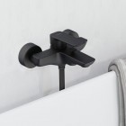 Kludi Pure&Style bateria wannowa czarny mat 406813975