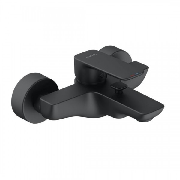 Kludi Pure&Style bateria wannowa czarny mat 406813975