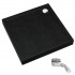 Schedpol Competia New Black Stone brodzik kwadratowy 80x80 cm 34630/C/ST
