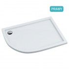 Schedpol Corrina brodzik asymetryczny 100x80 cm prawy 3072