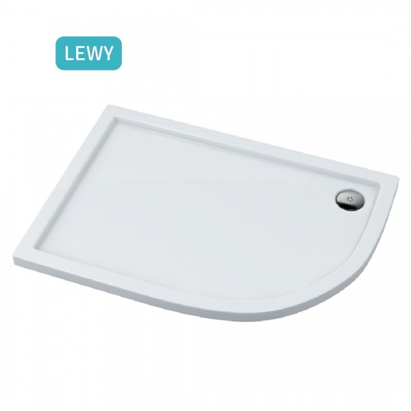 Schedpol Corrina brodzik asymetryczny 85x120 cm lewy 3073