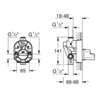 Grohe jednouchwytowy element podtynkowej DN 15 33961000
