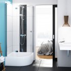 Schedpol Dafne brodzik półokrągły 80x80 cm 3220