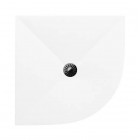 Schedpol DeLuxe brodzik półokrągły 90x90 cm 3041