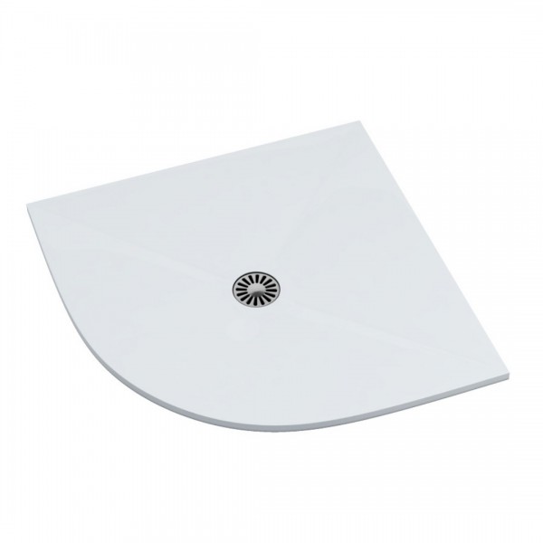 Schedpol DeLuxe brodzik półokrągły 90x90 cm 3041