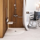 Schedpol DeLuxe brodzik półokrągły 90x90 cm 3041