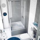 Schedpol Doris brodzik kwadratowy 90x90 cm 3233