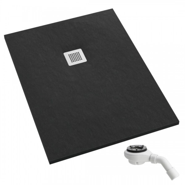 Schedpol Kalait Black Stone brodzik prostokątny 70x140 cm 33138/C/ST-M2
