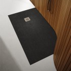 Schedpol Kalait Black Stone brodzik prostokątny 70x140 cm 33138/C/ST-M2