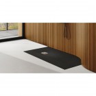 Schedpol Kalait Black Stone brodzik prostokątny 90x110 cm 33116/C/ST-M2