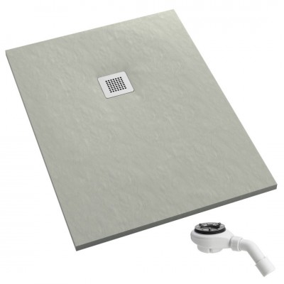 Schedpol Kalait Cement Stone brodzik prostokątny 70x80 cm 33132/CT/ST-M2