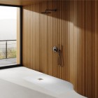 Schedpol Kalait White Stone brodzik kwadratowy 80x80 cm 33100/B/ST-M2