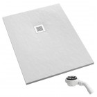 Schedpol Kalait White Stone brodzik prostokątny 70x80 cm 33132/B/ST-M2