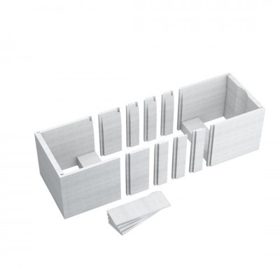 Schedpol nośnik styropianowy do wanny prostokątnej 160-200 cm o szerokości 80 cm 1.032