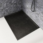 Schedpol Omega brodzik kwadratowy 80x80 cm czarny 30458/C/ST