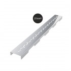 Schedpol Base brodzik podpłytkowy 4-spadowy 120x120 cm z rusztem stamp 10004/OLKB/SP