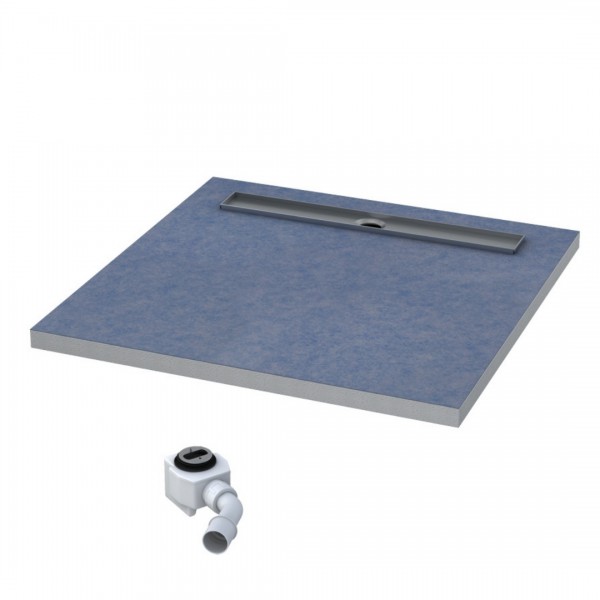 Schedpol Base brodzik podpłytkowy 4-spadowy 90x90 cm z rusztem do zabudowy 10002/OLKB