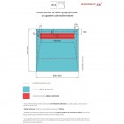 Schedpol Base brodzik podpłytkowy 4-spadowy 80x100 cm z rusztem steel krótki bok 10007/OLKB/SL