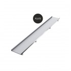 Schedpol Base brodzik podpłytkowy 4-spadowy 80x100 cm z rusztem do zabudowy długi bok 10007/OLDB