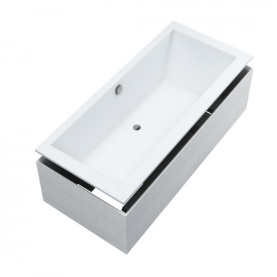 Schedpol Vella SET wanna prostokątna z nośnikiem 180x80 cm 3WSP.VS1P-18080