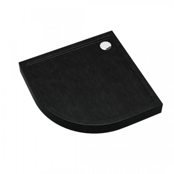 Schedpol Cameron Black brodzik półokrągły 90x90 cm 3ST.C1O-9090/C/ST