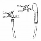 Kludi Adlon zestaw natryskowy