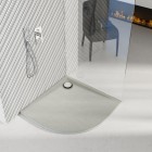 Schedpol Libra Cement Stone brodzik półokrągły 90x90 cm 3SP.L1O-9090/CT/ST