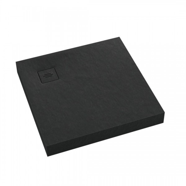 Schedpol NonLimits Black Stone brodzik kwadratowy 80x80 cm 3ST.N1K-8080/C/ST-M1/C/ST