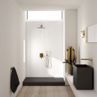 Schedpol NonLimits Black Stone brodzik kwadratowy 90x90 cm 3ST.N1K-9090/C/ST-M1/C/ST
