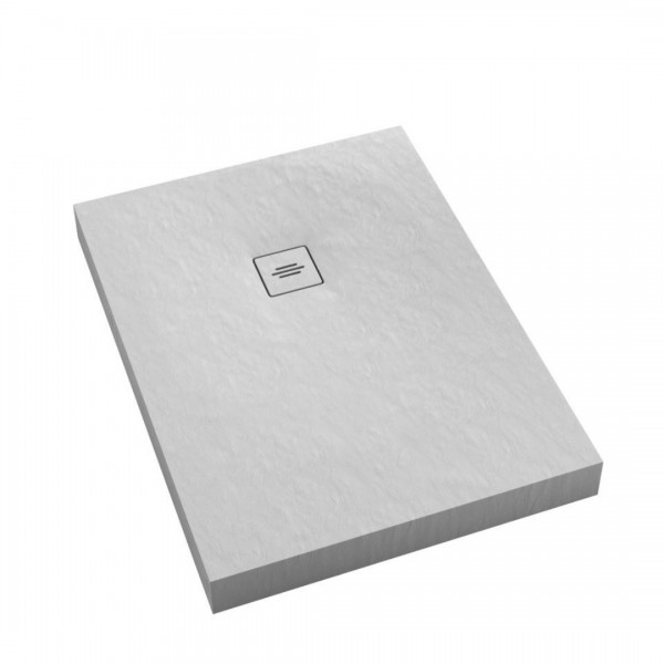Schedpol NonLimits White Stone brodzik prostokątny 70x80 cm 3ST.N1P-7080/B/ST-M1/B/ST