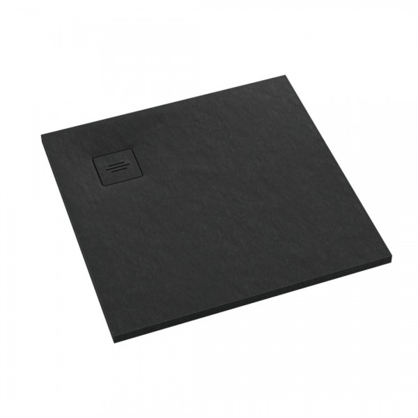 Schedpol Protos Black Stone brodzik kwadratowy 80x80 cm 3SP.P1K-8080/C/ST-M1/C/ST