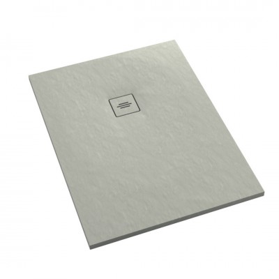 Schedpol Protos Cement Stone brodzik prostokątny 80x120 cm 3SP.P1P-80120/CT/ST-M1/CT/ST