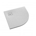 Schedpol Protos White Stone brodzik półokrągły 90x90 cm 3SP.P1O-9090/B/ST-M1/B/ST